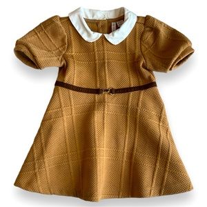 Janie and Jack Equestrian Collared Dress